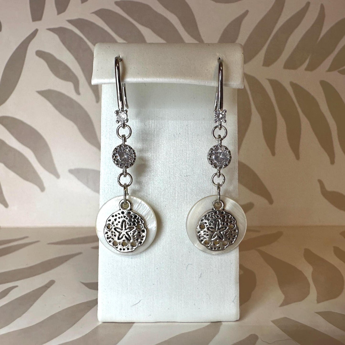 Sand Dollar and Shell Handmade Earrings; Beach, Ocean, Vacation, Sun, Cruise Accessories and Jewelry - Shella Bella