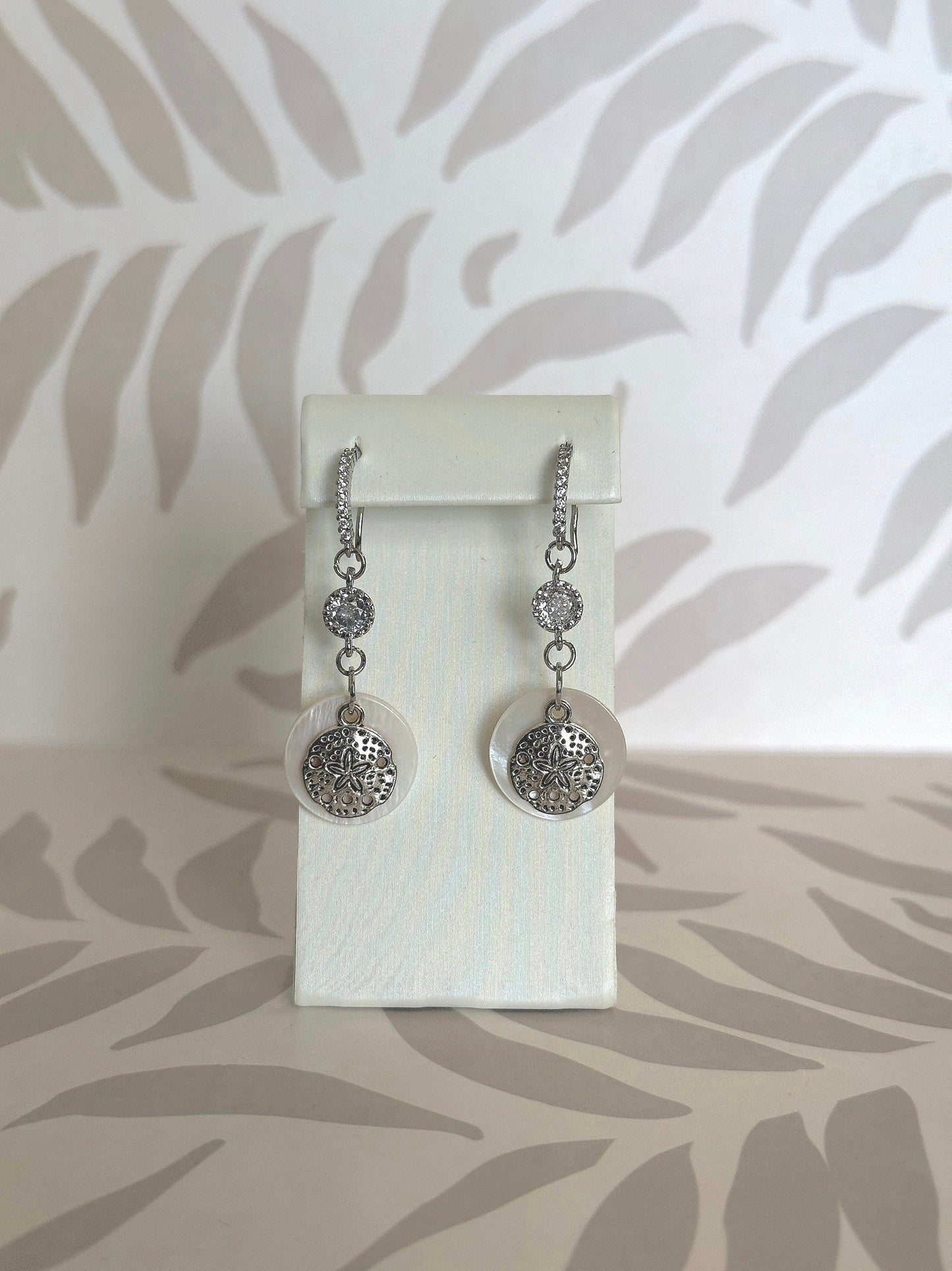 Sand Dollar and Shell Handmade Earrings; Beach, Ocean, Vacation, Sun, Cruise Accessories and Jewelry - Shella Bella