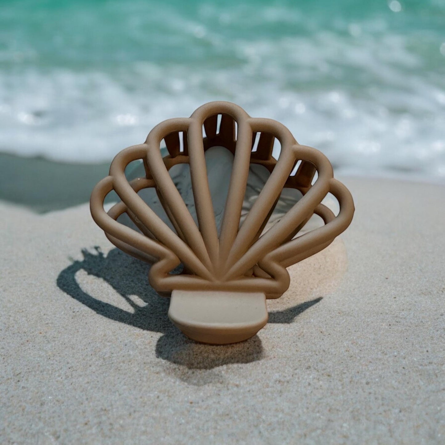 Seashell Hair Claw Clip; Beach, Ocean, Vacation, Sun, Cruise Accessories and Jewelry - Shella Bella