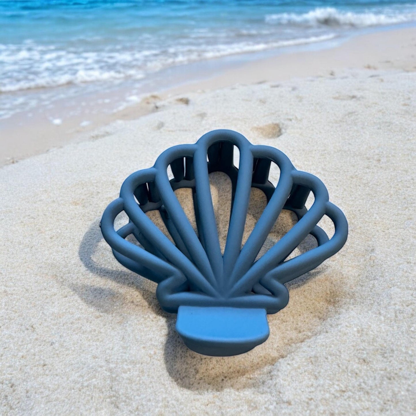 Seashell Hair Claw Clip; Beach, Ocean, Vacation, Sun, Cruise Accessories and Jewelry - Shella Bella